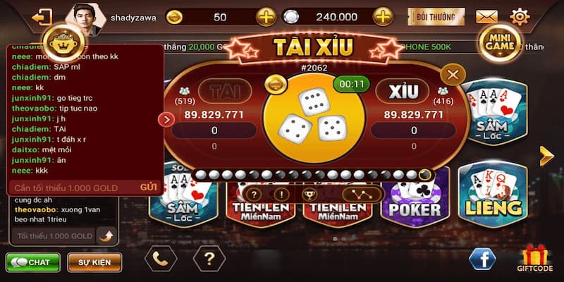 Bảng so sánh các phiên bản tài xỉu tại GO88