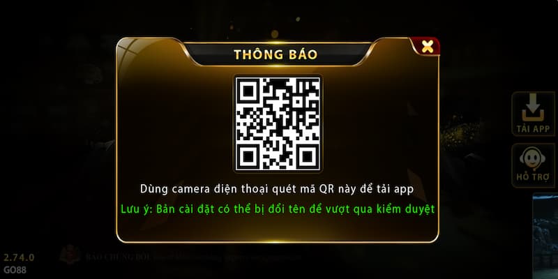Hướng dẫn chi tiết cách tải app GO88