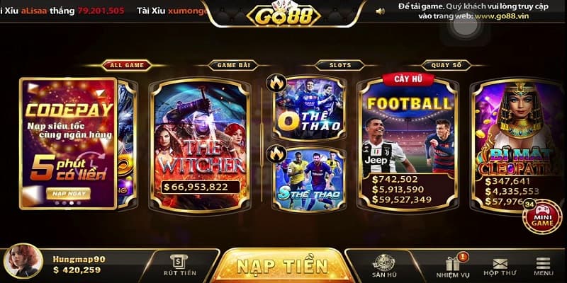 Mẹo chơi Nổ hũ Go88 hiệu quả