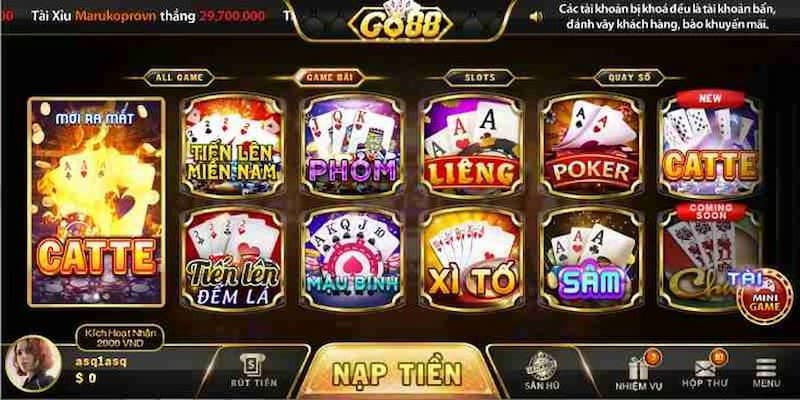 Những lưu ý khi tham gia game bài cao GO88 tại GO88