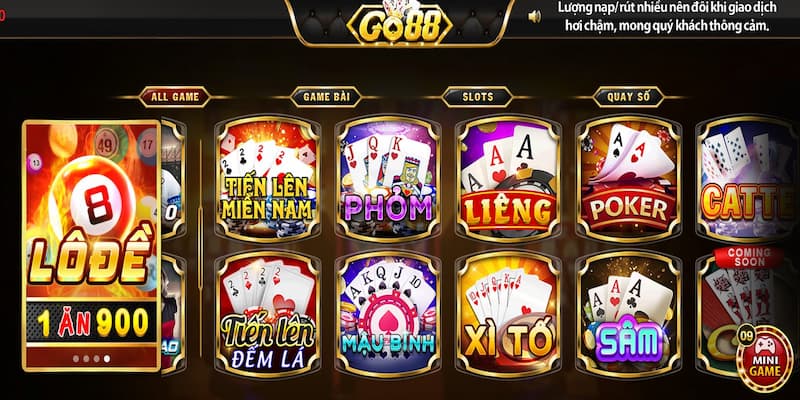 Tại sao nên chọn game bài Go88?