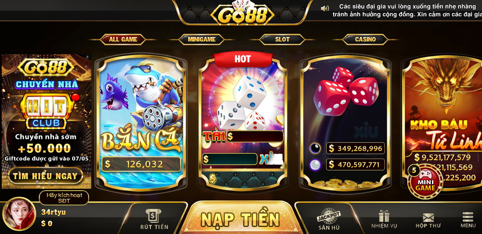 Lý Do Nên Chọn Go88 Trong Hàng Trăm Cổng Game Khác